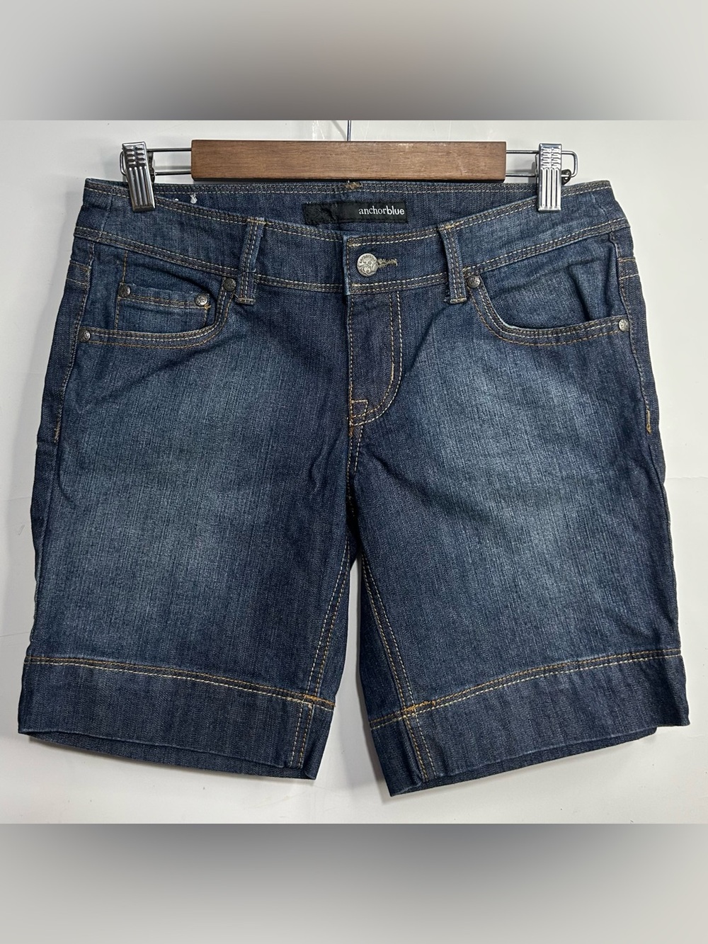 5‎ for $25🔥Anchor Blue Dark Wash Denim Shorts Girls Size 7
